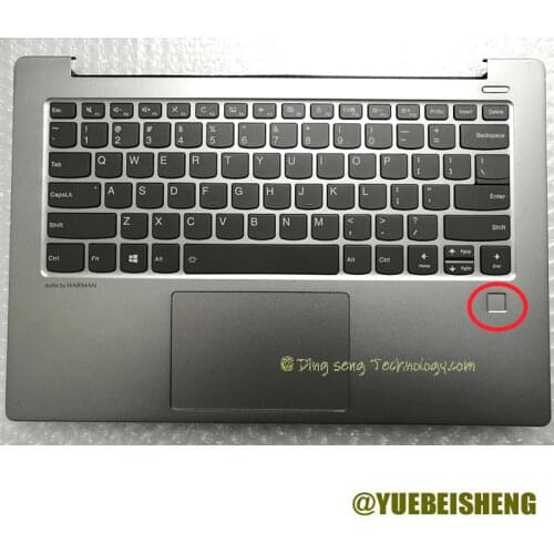 New for LENOVO IdeaPad Air 14IKB 530S-14 Palmrest US keyboard Upper Cover Upper case FP hole Touchpad Backlight Silver