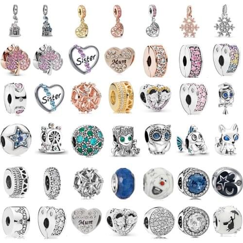 New fashion personality dancing lightly round beads Pandora sparkling fallen leaves beading suitable for ladies DIY jewelry