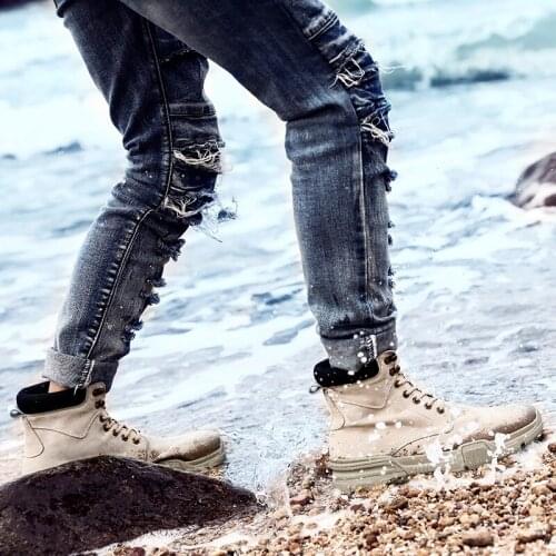 Casual Boots Men Casual Fashion Sneakers Mens Leather Shoes Sports Man Shoe Men Sport Mens Hot Sale Leisure Slip On For