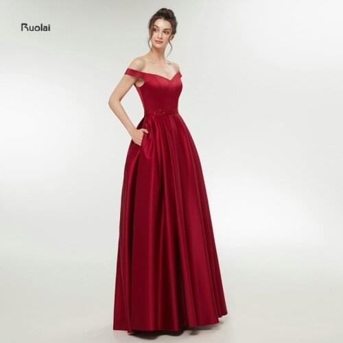Ruolai Womens Satin Dresses