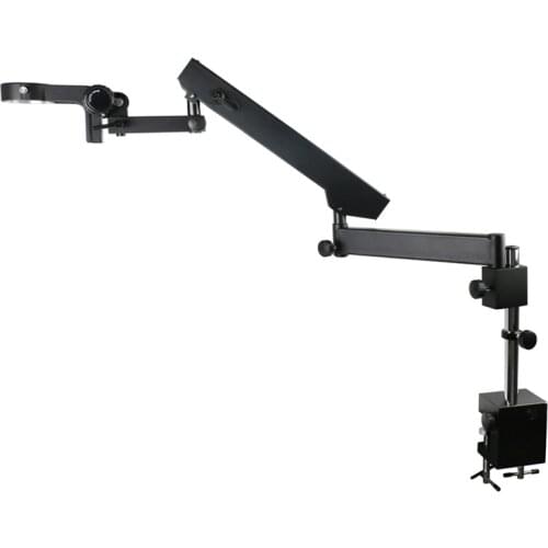 Adjustable Direction Articulating Arm Pillar Clamp Holder Bracket 76mm Microscope Stand For Stereo Trinocular Microscope