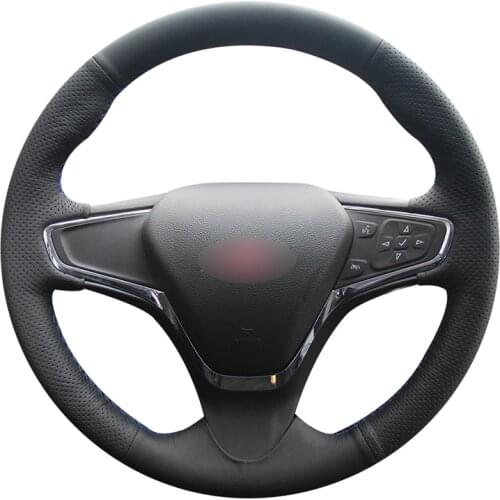 Hand-stitched Diy PU Micro Fiber Leather Car Steering Wheel Cover for Chevrolet Cruze 2015 Volt 2016 2017 Chevrolet New Cruze