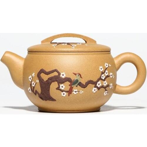 Yixing Teapot Purple Clay Ore Mud Handmade Kettle