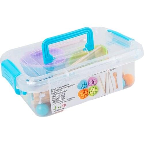 Kids Focus Concentration Practice Training Hold A Bean Math Start Toys