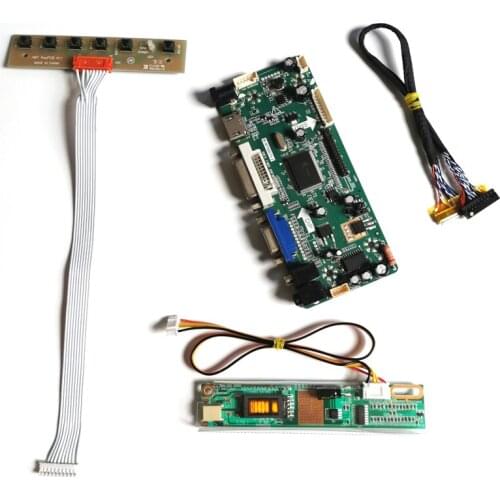 For LP141WX3-TLQ2/TLR1 CCFL LVDS 30Pin LCD monitor panel 14.1" 1280*800 DVI VGA M.NT68676 display controller drive card Kit