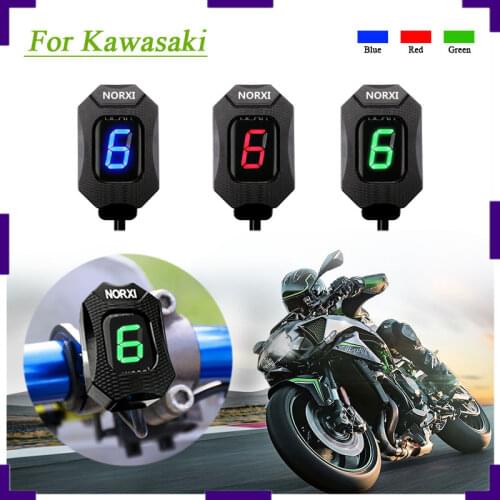 Motorcycle Ecu Direct Mount 1-6 Speed Gear Display Indicator For Kawasaki Z300 ER6N Z1000SX Ninja 300 Z1000 Z800 Z750