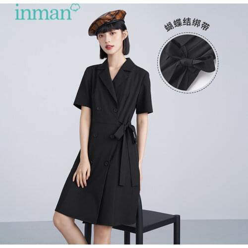 INMAN Solid Summer Dresses