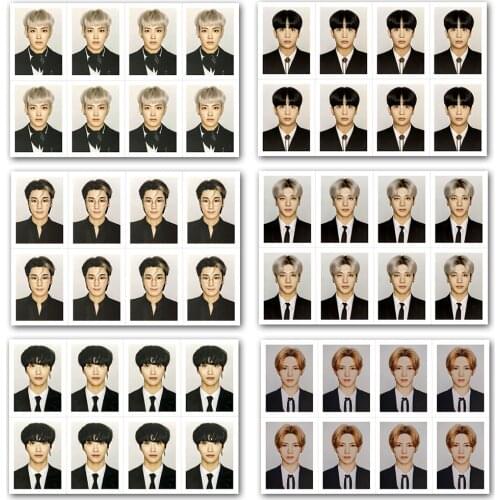 Kpop ATEEZ ID Photo Zero Fever One-Inch Photo Cards for fans Collection ATEEZ Postcard