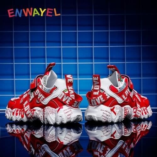 ENWAYEL Children shoes kids sneakers Print graffiti sport shoes for girls boys 2021 Spring Autumn fashion chaussure zapatos niña