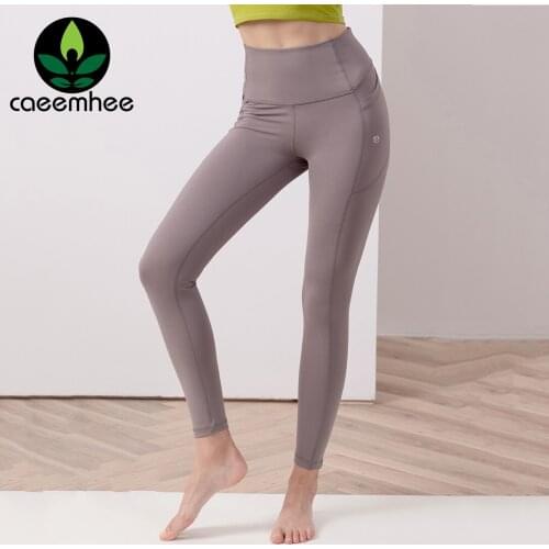 CAEEMHEE Women Yoga Pants Sportswear Fitness High Waist Legging Push Up Buttery Soft Running Workout Gym Leggings with Pockets
