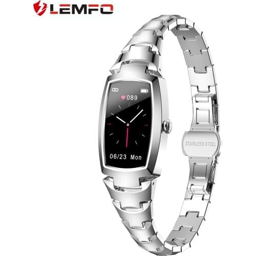 LEMFO H8pro Female Smart Bracelet 1.08“ IPS Screen Bluetooth 5.1 Waterproof Fitness Tracker Sleep/Heart Rate Monitor Smart Band