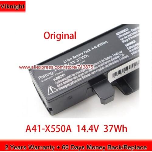 Original 14.4V 37Wh Laptop Battery for Asus X550C F552C A41-X550A X550D F552W X550B X550V X450C X450 X452 A550C F550C K450C