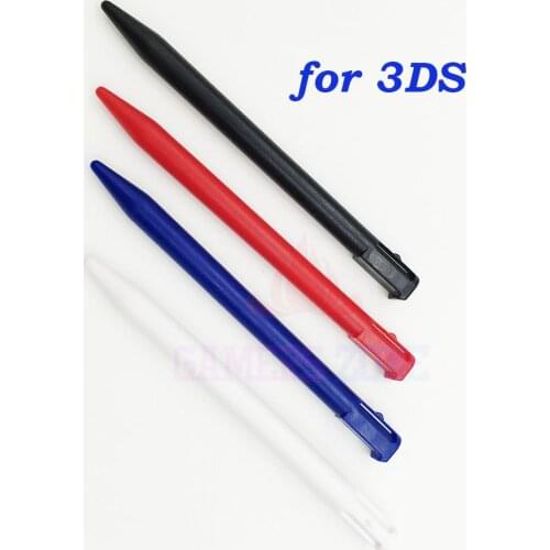50PCS Black White Red Blue Plastic Touch Screen Pen Stylus For Nintendo 3DS Touchpen