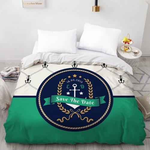 1PCS Duvet Cover,3D HD Printing Quilt Cover 240x220/200x200/140x200/180x210,Save the Date Bedding King/Queen/Double,Drop Ship