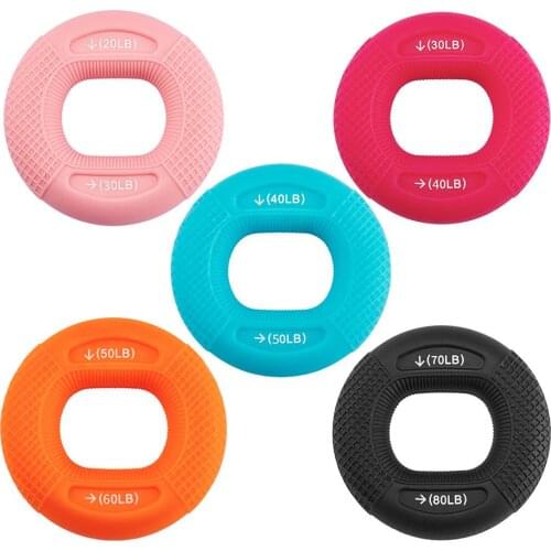 Grip Strengtheners Silicone Hand Exerciser Squeezer Gripper for Muscle Training