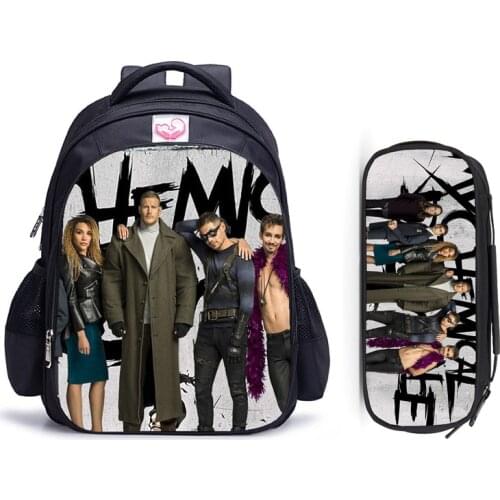 16 Inch The Umbrella Academy School Bag for Kids Boy Backpack Children School Sets Pencil Bag Toddler Schoolbag