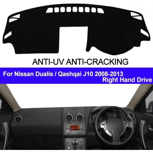 TAIJS For Nissan Dualis Qashqai J10 2008 2009 2010 2011 2012 2013 Car Dashboard Cover Dash Mat Sun Shade Pad Carpet Dash Board