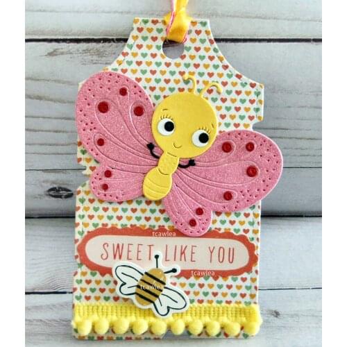 Lovely Girl Butterfly Cutting Dies Animals Doll Dies for DIY Craft Scrapbooking Cards Decorative