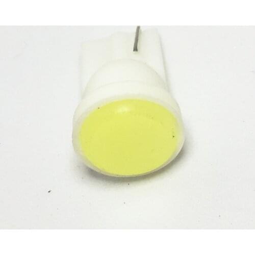 100pcs T10 194 W5W white 1 COB LED Wedge Turn Side Bulbs Dome Lamp WY5W Warning light License Plate bulbs Car Parking Light 12V