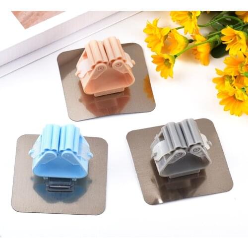 2/4Pcs Adhesive Multi-Purpose Hooks Wall Mounted Mop Organizer Holder RackBrush Broom Hanger Hook Kitchen bathroom Strong Hooks