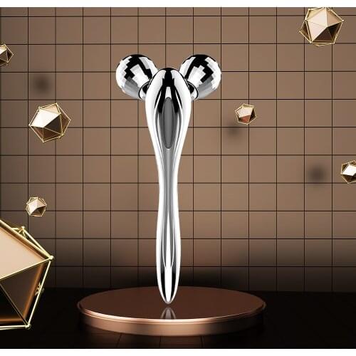 3D Microcurrents for V-Face Massager Roller Facial Roller Skin Care Gouache Scraper for Face Body Slimming Face Lift Ems Beauty