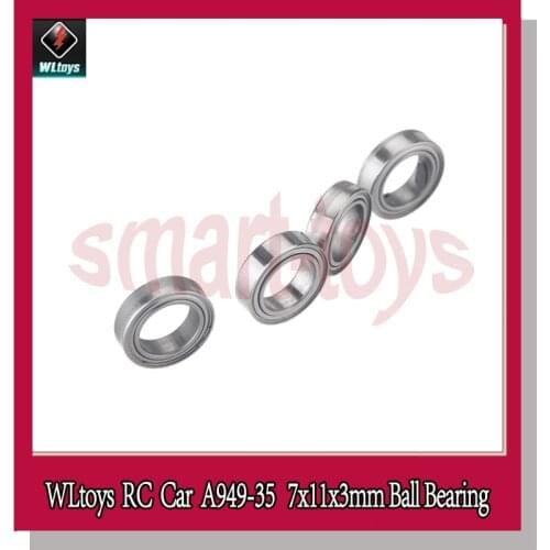4Pcs A949 Bearings A949-35 Metal Ball Bearing 7*11*3 for Wltoys A949 A959 A969 A979 K929 RC Car Parts