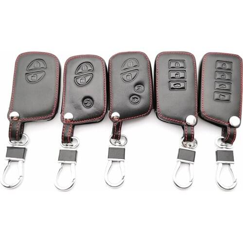 5 Styles Leather Car Key Case Cover Holder for Lexus CT200H ES350 GX400 GS350 IS250 RC350 RX300 LX570 NX300h 450 Keychain Case