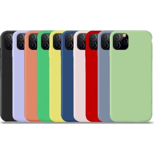 50pcs/lot For iphone 11 Pro New Liquid silica gel shell TPU Soft Cover Case For Iphone 11 For Iphone 11 Pro Max 2019