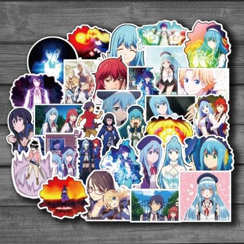 50 Pcs Anime Wise Mans Grandchild Stickers Shin&Sicily Graffiti Decals Skateboard Sticker For Laptop Suitcase Fridge Kids Gifts