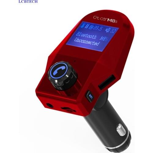 Car-styling Bluetooth FM Transmitter MP3 Player Car Kit Dual USB Car Charging Support Hands-free Calls And Mobile A2DP Function