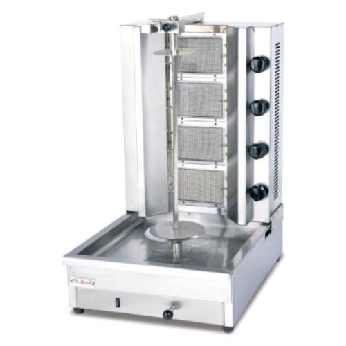 DC-G4 four burners shawarma machine,Doner kebab machine,gas bbq , Doner and gyros grill by sea