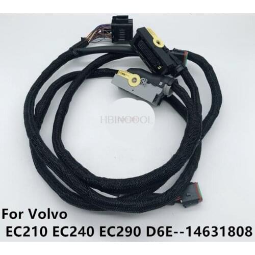 For Volvo excavator EC210 EC240 EC290 D6E computer board engine board wiring harness 14631808 high quality accessories