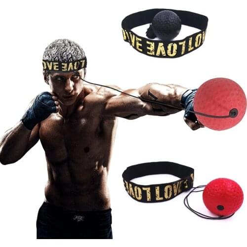 Boxing Reflex Speed Punch Ball MMA Sanda Boxer Raising Reaction Force Hand Eye Training Set Stress Boxing Muay Thai Exercise