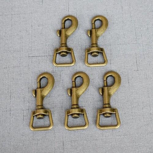 50 Pcs/Lot 15mm Strong Metal Buckle Clasp Carabiner Belt Clip Loop Snap Hook For Dog Pet Leash Lock Hardware Sewing Accessory