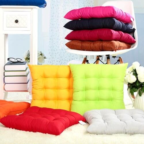 Square Chair Cushion Non-Slip Comfortable Warm Seat Floor Cushion Pillow For Home Office cojines para sillas