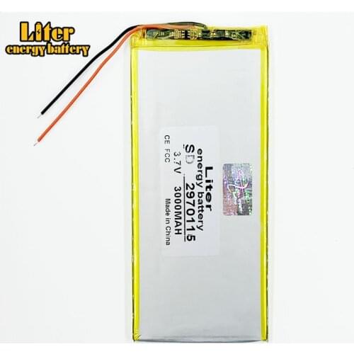 3.7V 2970115 3070115 3000MAH tablet battery brand tablet general polymer lithium battery