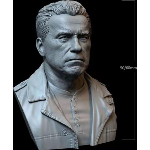 60mm Resin Model Terminator Bust Figure Unpainted Unassembled