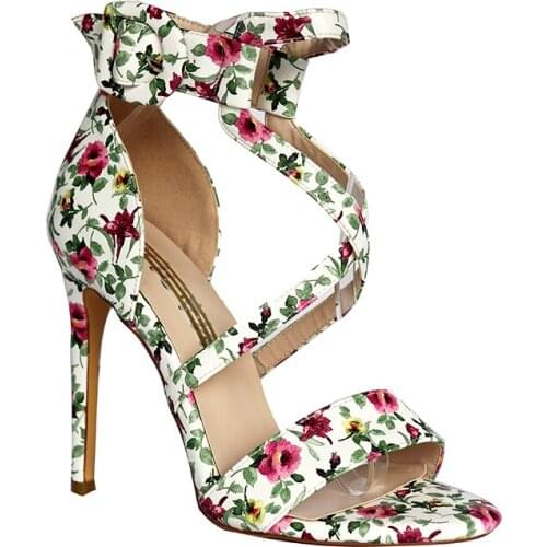 New Fashion Women Sandal Heel Clearance Sale Shoes Heels Dress Popular High Heel Lady Shoe BohemianTrendy Flower Girl Shoes