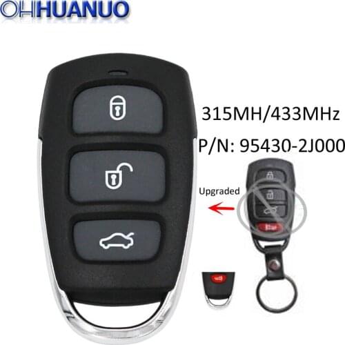 Upgraded Remote Car Key Control Fob 315MHz OR 433MHz for KIA Borrego 2009-2011 FCC ID: SV3HMTX, P/N: 95430-2J000