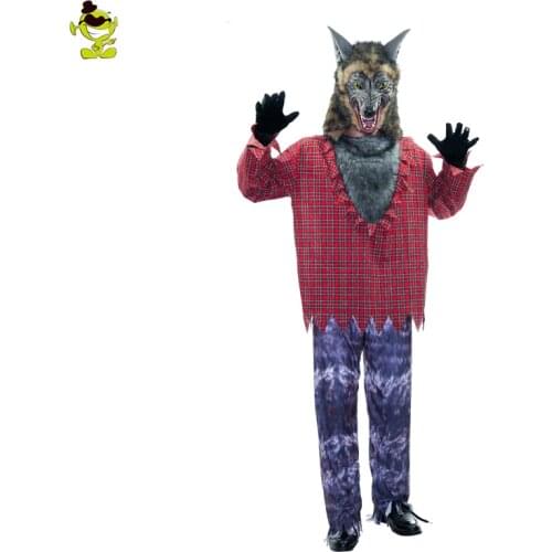 Werewolf Costumes Mens Cosplay Wolf Clothes for Animal Party Adult Cute Wolf Men Halloween Cosplay Costumes