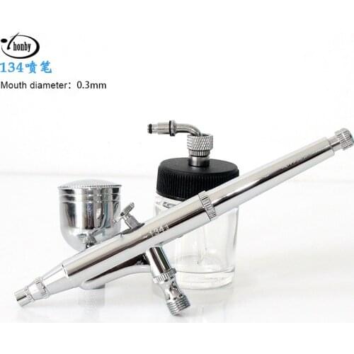 New Pattern Airbrush Tool Model Spray Gun Dual-Action Spray Gun 0.3/MM Airbrush Kit Set For Art Craft Model Body Nail Coloring