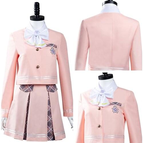 Aikatsu Planet! Cosplay Costumes Seirei High School Uniform Skirt Outfits Halloween Carnival Suit