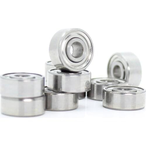 R2ZZ ABEC-1 (100PCS) 1/8"x3/8"x5/32" inch Miniature Ball Bearings RC Models