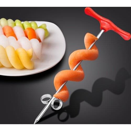 Manual Roller Spiral Slicer Radish Potato Tools Vegetable Spiral Cutter Kitchen Accessories Fruit Carving Tools