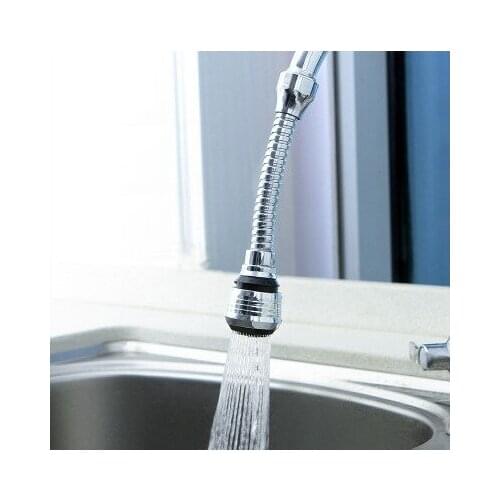 Lengthened faucet filter splash head water saver kitchen household extended shower spray extender