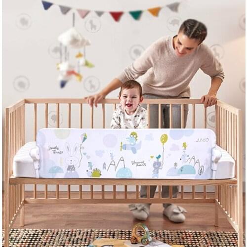 Animals Anti Falling Foldable Baby Bed Barrier Support 120cm Comfortable Removing the Featured Baby Protective