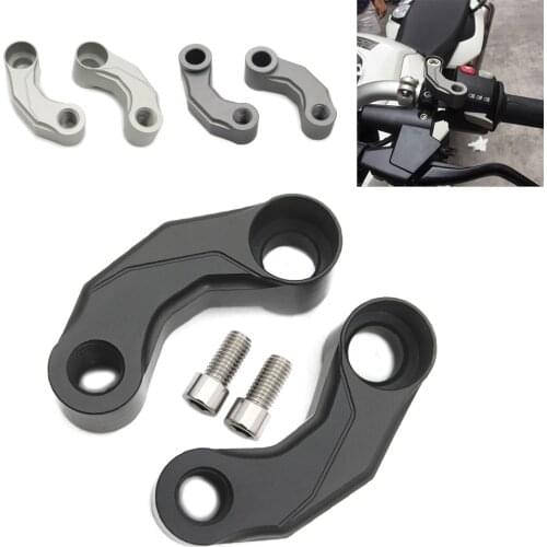 Motorcycle Aluminium Alloy Relocation Extension Adapter 3 Color Mirror For BMW R 1200GS Adventure R1200R R1250GS