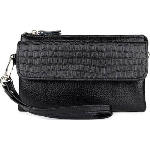 Womens Handbag Genuine Leather Clutch Bags Luxury Purses And Handbags Women Bags Designer Mobile Phone Bag Ladies Hand Bags Sac