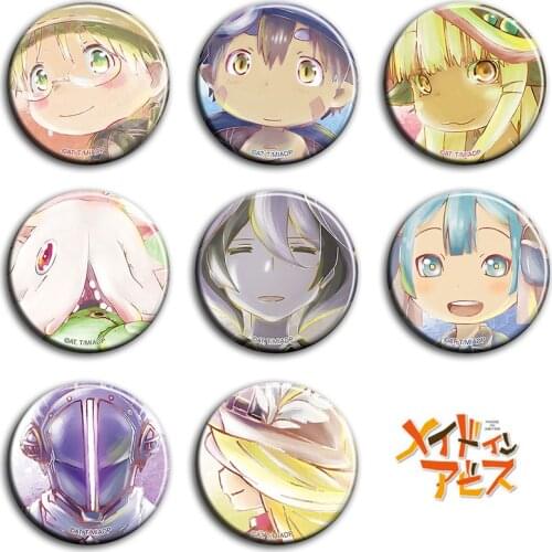Made in Abyss anime badges 58mm Anime Fans Iron Brooch Icons