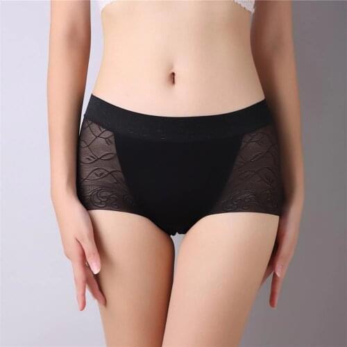 ZW90 Women Modal Panty High Waist Breathable Trigonometric Panties Plus Size Female Underwear Body Shaping Briefs M-XXL